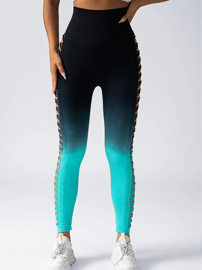 Women's High-Waisted Gradient Yoga Pants