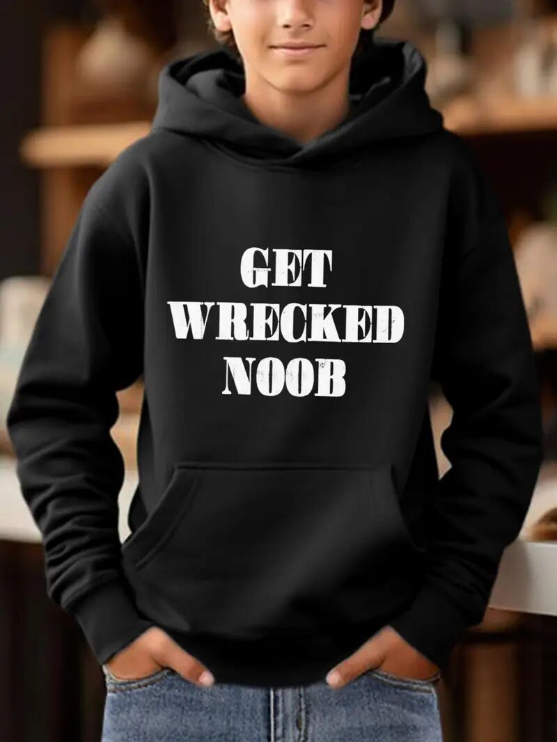 Men's Printed Hooded Sweatshirt