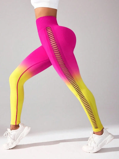 Women's High-Waisted Gradient Yoga Pants