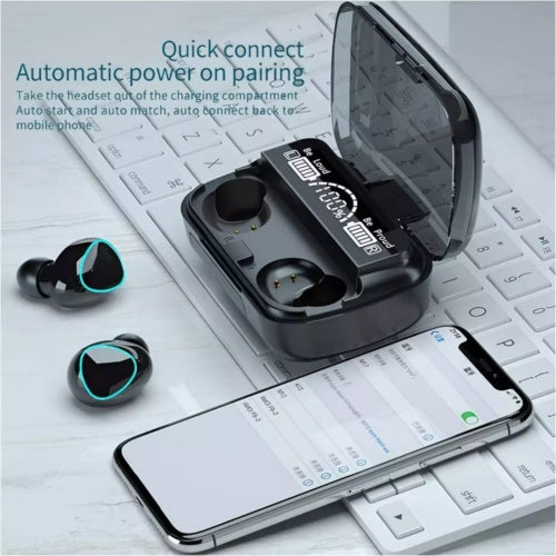 9D Earphone Bluetooth Earbuds Wireless