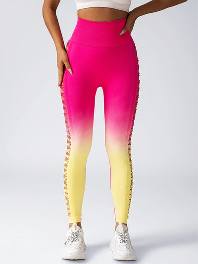 Women's High-Waisted Gradient Yoga Pants