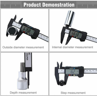 | Black Vernier Caliper | Precision Micrometer Tool | Dual Scale Measuring Caliper | Stainless Steel Vernier | Vernier Gauge for Engineering | Accurate Measurement Tool | Manual Caliper in mm/inch | Black Measuring Micrometer | Vernier Tool for DIY Projects | Caliper for Craft and Lab Use