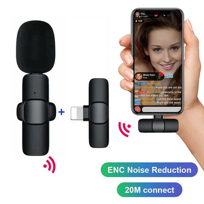 | Wireless Lavalier Microphone | Clip-On Lapel Mic | Wireless Lapel Microphone | Lavalier Mic for Phone | Bluetooth Lapel Mic | Wireless Mic for Interviews | Content Creator Microphone | Mic for Vlogging and Streaming | Wireless Lavalier for DSLR | Portable Lapel Mic | Noise-Reducing Clip Mic | Plug and Play Wireless Mic |