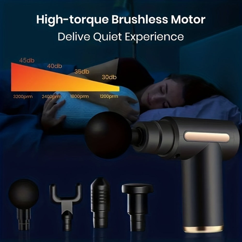 | Portable Fascia Massage Gun| Portable Fascia Gun | Handheld Muscle Massager | Deep Tissue Massage Gun | Quiet Electric Massager | Cordless Muscle Relaxer | Massage Gun for Recovery | Compact Body Massager | Home Massage Tool | Rechargeable Fascia Gun | Massage Gun for Pain Relief