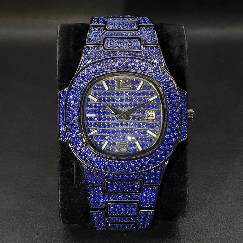 | Full Diamond-Encrusted Watch | Luxury Diamond Watch for Men/Women | Sparkling Full Diamond Watch | Special-Interest Luxury Timepiece | Elegant Diamond-Set Watch | Diamond Watch for Special Occasions | Luxury Full Diamond Watch | Timeless Diamond-Studded Timepiece | High-End Diamond-Encrusted Watch | Precision Diamond Watch | Designer Diamond Watch | Sparkling Diamond Luxury Watch |