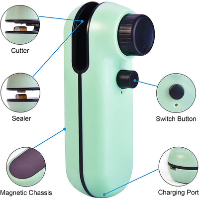 | Bag Sealer | Heat Sealing Machine | Portable Bag Sealer | Food Storage Sealer | Snack Bag Sealer | Mini Heat Sealer | Food Preservation Tool | Handheld Bag Sealer | Travel Bag Sealer | Compact Sealing Machine | Vacuum Bag Sealer | One-Handed Bag Sealer | Easy-to-Use Bag Sealer |
