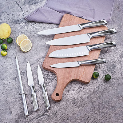 | 15-Piece Knife Set | Professional Kitchen Knives | Stainless Steel Knife Set | Complete Knife Set | Chef's Knife Set | Kitchen Knife Block Set | Sharp Kitchen Knives | Premium Knife Set | 15 Knives for Kitchen | Full Knife Set with Block | Multi-Purpose Kitchen Knives | High-Quality Knife Set |