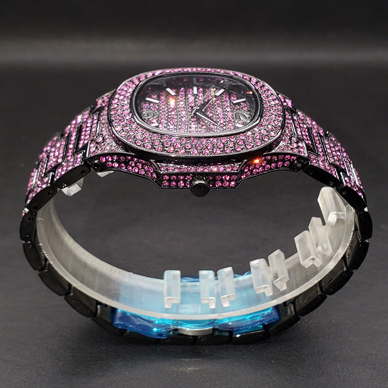 | Full Diamond-Encrusted Watch | Luxury Diamond Watch for Men/Women | Sparkling Full Diamond Watch | Special-Interest Luxury Timepiece | Elegant Diamond-Set Watch | Diamond Watch for Special Occasions | Luxury Full Diamond Watch | Timeless Diamond-Studded Timepiece | High-End Diamond-Encrusted Watch | Precision Diamond Watch | Designer Diamond Watch | Sparkling Diamond Luxury Watch |