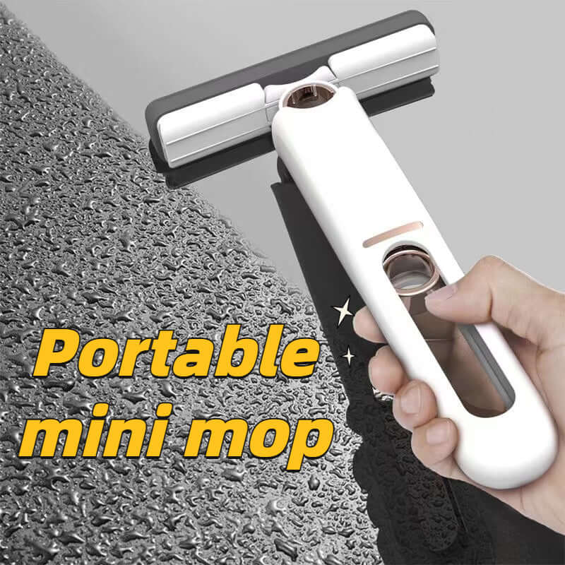 Mini Self-Squeeze Cleaning Mop | Compact Mop for Quick Cleanups | Travel-Friendly Mini Mop | Handheld Self-Wringing Mop | Portable Mop for Small Spaces | Easy-Squeeze Sponge Mop | Lightweight Self-Squeeze Mop | Pocket-Size Mop for On-the-Go | One-Hand Wringing Mini Mop | Mini Mop for Kitchen & Travel | 