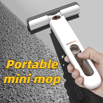 Mini Self-Squeeze Cleaning Mop | Compact Mop for Quick Cleanups | Travel-Friendly Mini Mop | Handheld Self-Wringing Mop | Portable Mop for Small Spaces | Easy-Squeeze Sponge Mop | Lightweight Self-Squeeze Mop | Pocket-Size Mop for On-the-Go | One-Hand Wringing Mini Mop | Mini Mop for Kitchen & Travel | 