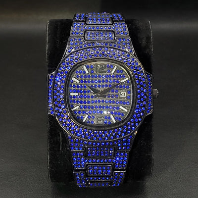 Special-interest Full Diamond Rap Hip Hop Watch