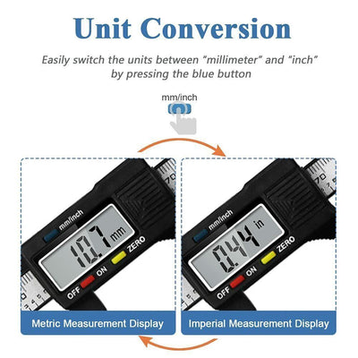 | Black Vernier Caliper | Precision Micrometer Tool | Dual Scale Measuring Caliper | Stainless Steel Vernier | Vernier Gauge for Engineering | Accurate Measurement Tool | Manual Caliper in mm/inch | Black Measuring Micrometer | Vernier Tool for DIY Projects | Caliper for Craft and Lab Use
