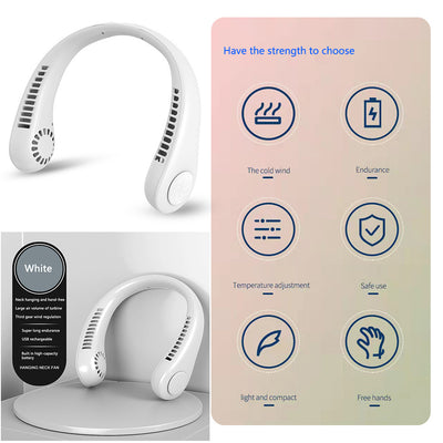 | Portable Neck Fan | Wearable Cooling Fan | Hands-Free Mini Fan | USB Neck Fan | Personal Neck Cooler | Lightweight Sports Fan | Dual Fan Neck Airflow | Travel-Friendly Neck Fan | Quiet Wearable Fan | Cooling Fan for Outdoors | Bladeless Neck Fan |