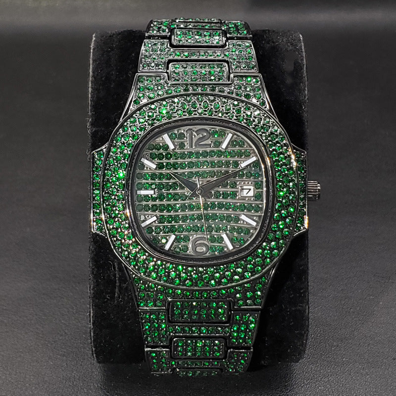 | Full Diamond-Encrusted Watch | Luxury Diamond Watch for Men/Women | Sparkling Full Diamond Watch | Special-Interest Luxury Timepiece | Elegant Diamond-Set Watch | Diamond Watch for Special Occasions | Luxury Full Diamond Watch | Timeless Diamond-Studded Timepiece | High-End Diamond-Encrusted Watch | Precision Diamond Watch | Designer Diamond Watch | Sparkling Diamond Luxury Watch |