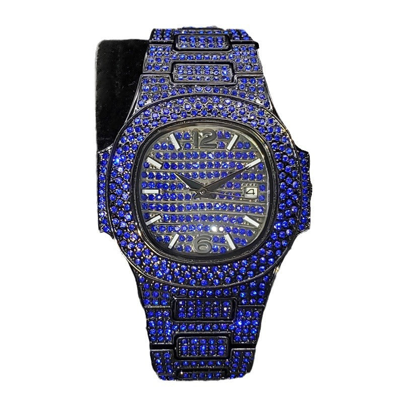 | Full Diamond-Encrusted Watch | Luxury Diamond Watch for Men/Women | Sparkling Full Diamond Watch | Special-Interest Luxury Timepiece | Elegant Diamond-Set Watch | Diamond Watch for Special Occasions | Luxury Full Diamond Watch | Timeless Diamond-Studded Timepiece | High-End Diamond-Encrusted Watch | Precision Diamond Watch | Designer Diamond Watch | Sparkling Diamond Luxury Watch |