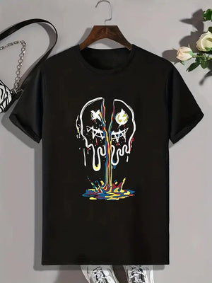 | Men's Printed T-Shirt | Graphic Short-Sleeve Tee | Casual Graphic T-Shirt | Trendy Printed Tee for Men | Comfortable Men's Shirt | Bold Print Short-Sleeve T-Shirt | Cotton Graphic Tee | Summer Graphic T-Shirt for Men | Stylish Printed Tee | Men's Relaxed Fit Graphic Shirt | Round Neck Casual T-Shirt | Graphic Casual T-Shirt for Men |