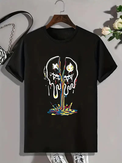 | Men's Printed T-Shirt | Graphic Short-Sleeve Tee | Casual Graphic T-Shirt | Trendy Printed Tee for Men | Comfortable Men's Shirt | Bold Print Short-Sleeve T-Shirt | Cotton Graphic Tee | Summer Graphic T-Shirt for Men | Stylish Printed Tee | Men's Relaxed Fit Graphic Shirt | Round Neck Casual T-Shirt | Graphic Casual T-Shirt for Men |