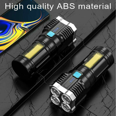 Tactical Quad-Core Flashlight | Tactical LED Flashlight | Quad-Core Super Torch | Rechargeable Tactical Torch | Ultra Bright Camping Flashlight | Zoomable LED Torch | Waterproof Emergency Light | Handheld Super Bright Flashlight | Outdoor Survival Torch | USB Powered LED Light | High-Lumen Tactical Flashlight | 