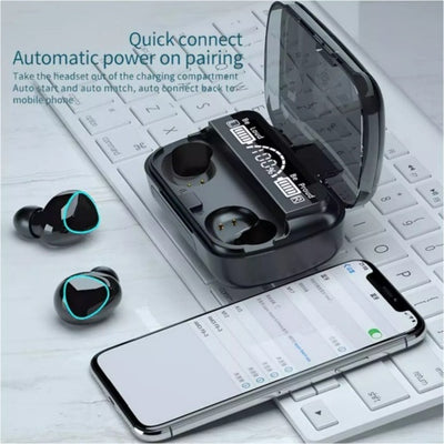 | 9D Bluetooth Earbuds | Wireless Stereo Earphones | Hi-Fi Wireless Earbuds | Touch Control Bluetooth Earbuds | Noise Isolating Earbuds | Bluetooth 5.0 Earphones | Charging Case Earbuds | Sports Wireless Earbuds | Compact True Wireless Earbuds | In-Ear Bluetooth Headphones | 9D Wireless  Earbuds | 